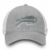 Men's Buffalo Bills NFL Pro Line by Fanatics Branded Heathered Gray/White Lux Slate Trucker Adjustable Hat 2998589